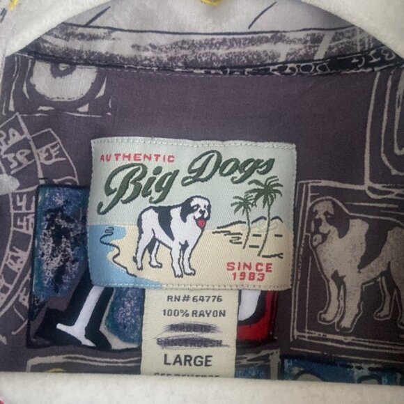 Big Dogs Racing Design Hawaiian Shirt - Picture 2 of 8